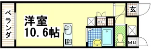 リュミエールイースト【4階】の間取り