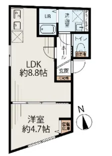 コンフォートわせだ【3階】の間取り