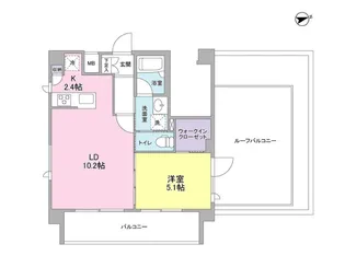 スタイリオ妙蓮寺III【5階】の間取り