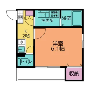 メルディア西川口【2階】の間取り