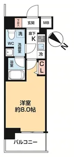 パティーナ東武練馬【5階】の間取り