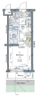 コンシェリア品川 THE RESIDENCE【1階】の間取り