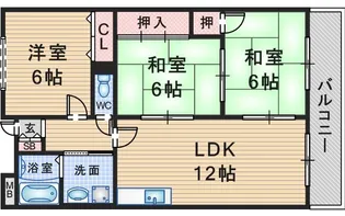 ハイムヤノウ【3階】の間取り