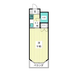 ローズマンション白壁【1階】の間取り