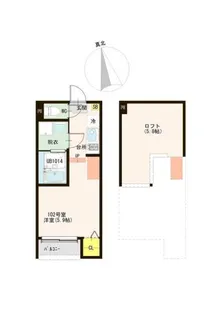 ハーモニーテラス深草佐野屋敷町【1階】の間取り
