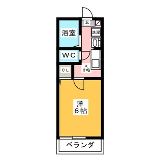 エヴァーハイム【1階】の間取り
