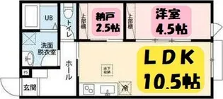 川上コーポ2【2階】の間取り