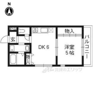 ラ・モーダ梅津【2階】の間取り
