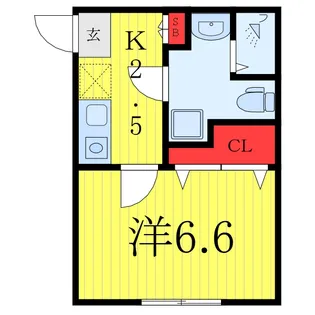 CASA LIBERTE【2階】の間取り