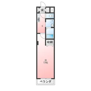ソレイユミズノ【3階】の間取り
