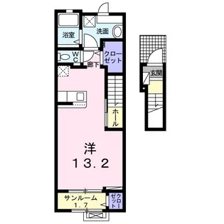 FFヒルズ1【2階】の間取り