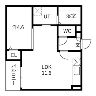 Jack kamisatoI【1階】の間取り