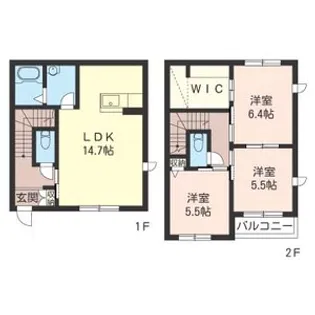 サニーウェル神峰 シャーメゾンの間取り