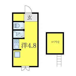 フレシール中落合【1階】の間取り