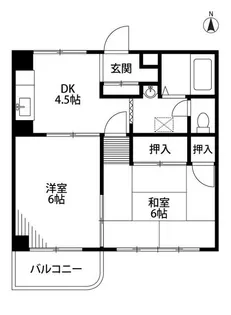 LesSta平和台【4階】の間取り