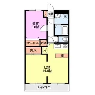 Dolcevita(ドルチェヴィータ)【1階】の間取り