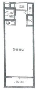 ヒルオークハイツII【1階】の間取り