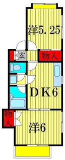 ローズガーデン【2階】の間取り