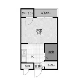 クワイエット香里【4階】の間取り