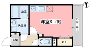 グランデコート大宅NORTH【2階】の間取り