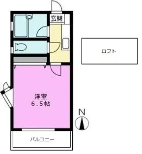 ウィンベル北越【2階】の間取り