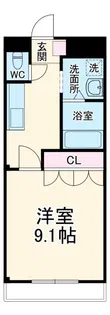 ディアコートK【1階】の間取り