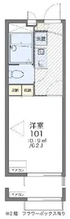 レオパレスラ エスペランサ【1階】の間取り