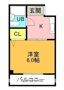 プチメゾン堀溝【1階】の間取り