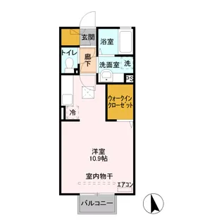 エスポワール【2階】の間取り