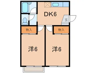 サザンマリーナハイツ【1階】の間取り