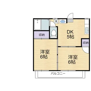 シティハイツ【1階】の間取り
