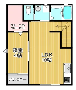グランツ小前田【2階】の間取り
