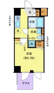 クレヴィスタ戸越公園【1階】の間取り