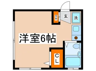 ウエストゲ-ト【2階】の間取り