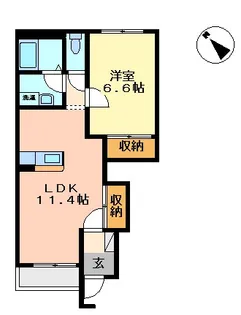 プリマヴェーラ【1階】の間取り