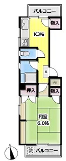 木貞ビル【3階】の間取り