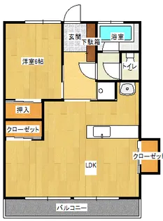 第一露木ハイツ【3階】の間取り
