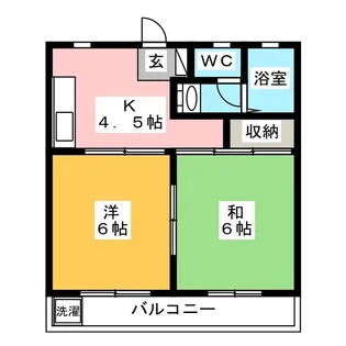 コーポさの【2階】の間取り