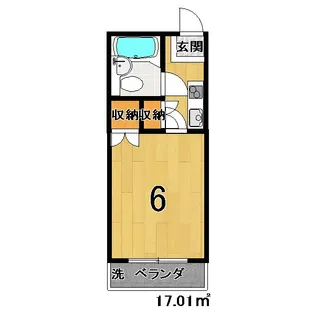 リッチリバーかも【1階】の間取り