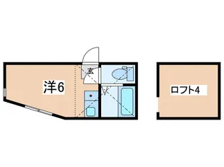 ユナイト星川シューデニッシュ【1階】の間取り