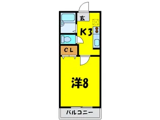 ヴィラロゼオの間取り