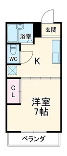 コーポフーキ【3階】の間取り