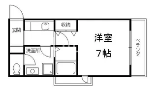 メゾンMINORU【2階】の間取り