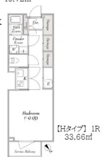 ルミークアン上原【3階】の間取り