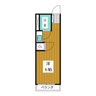 コーポ水無月【2階】の間取り