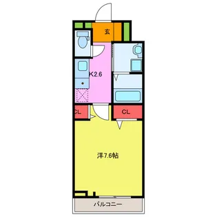 ヒカルサ北坂戸【1階】の間取り