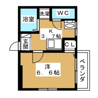 マンションリパール【3階】の間取り