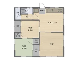 神奈川県小田原市国府津【一戸建】の間取り