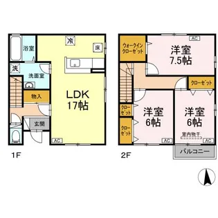 エスポワール 四番館の間取り
