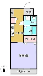 Glanz(グランツ)【1階】の間取り